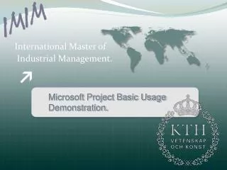 International Master of Industrial Management.