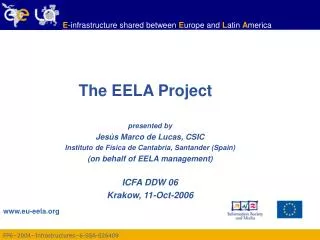 The EELA Project