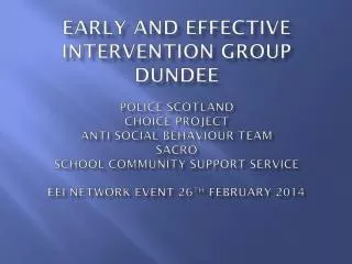 Police Scotland (Dundee Division) Community Safety Unit Donna Drummond