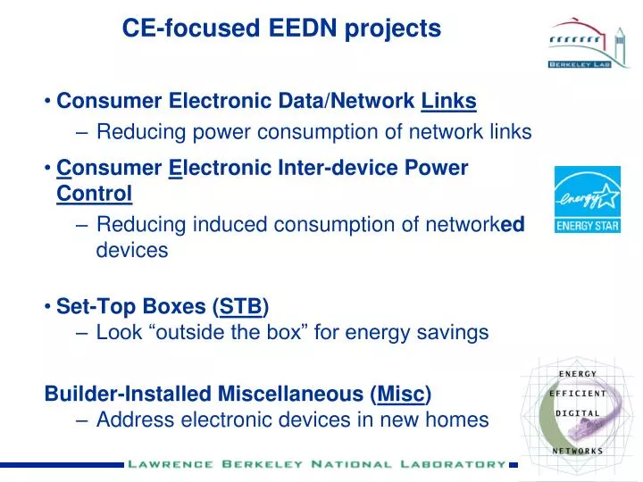 ce focused eedn projects