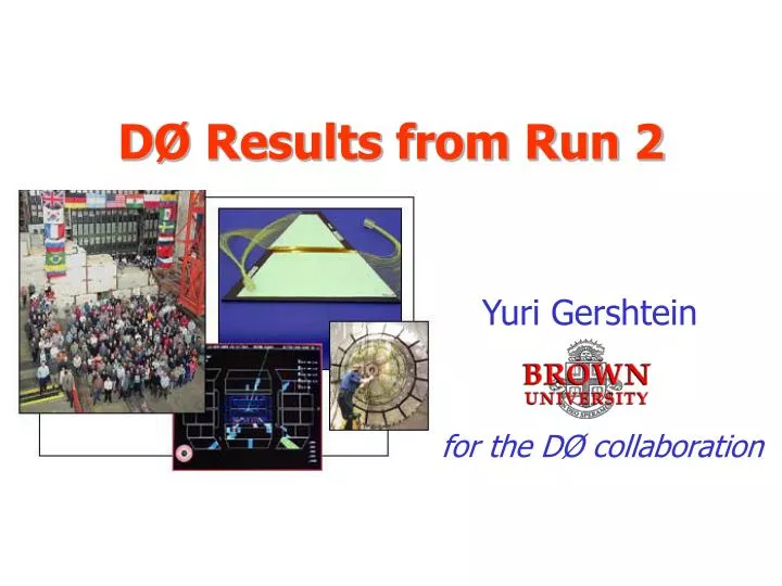 d results from run 2