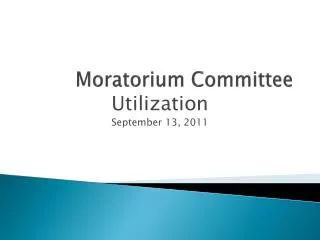 Moratorium Committee