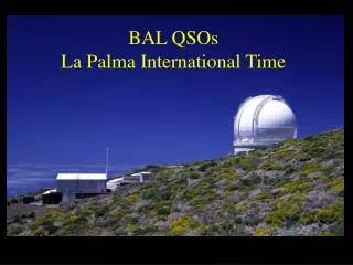 BAL QSOs La Palma International Time