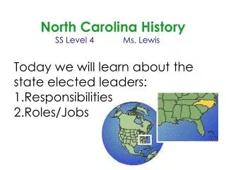 North Carolina History