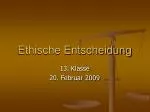Ethische Entscheidung - slide 1