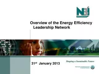 Overview of the Energy Efficiency Leadership Network