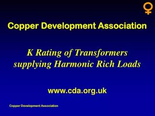 Copper Development Association