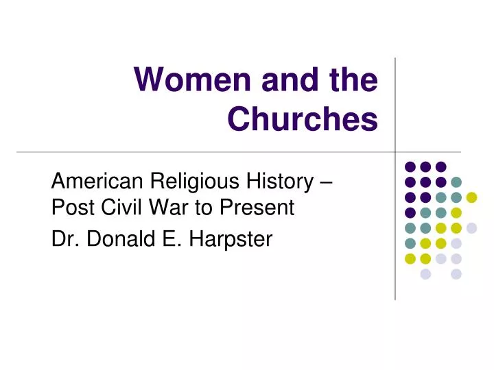 women and the churches