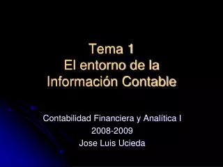 tema 1 el entorno de la informaci n contable