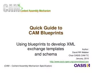 Quick Guide to CAM Blueprints