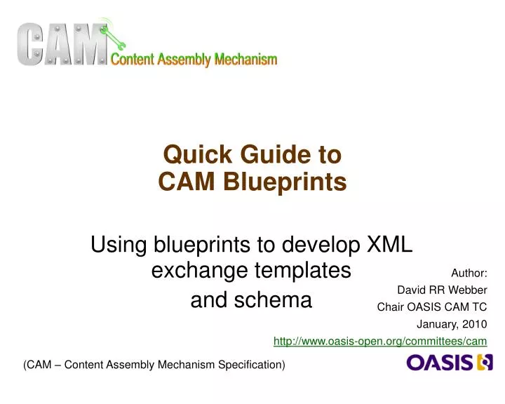 quick guide to cam blueprints