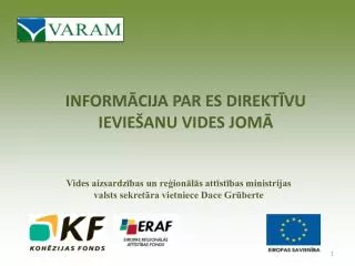 inform cija par es direkt vu ievie anu vides jom