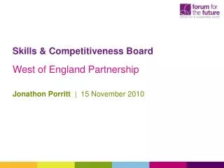 Skills &amp; Competitiveness Board