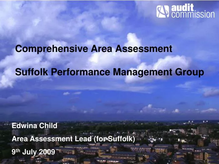 comprehensive area assessment suffolk performance management group