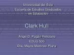Clark Hull - slide 1