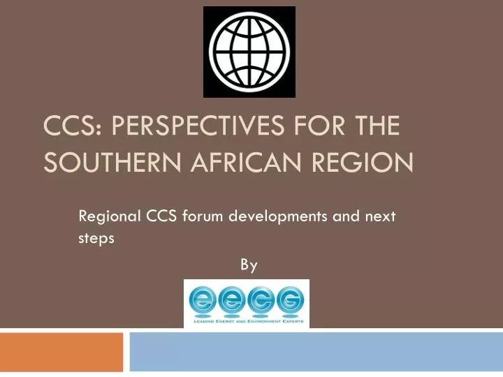 ccs perspectives for the southern african region