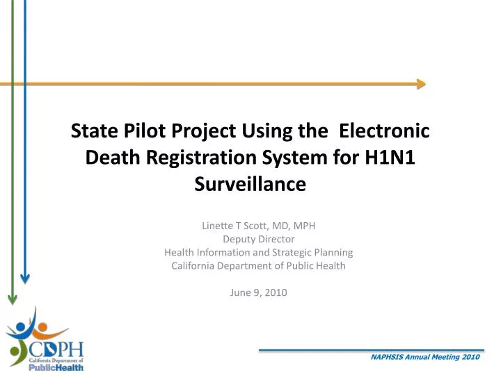 state pilot project using the electronic death registration system for h1n1 surveillance