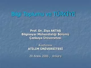 bilgi toplumu ve t rk ye