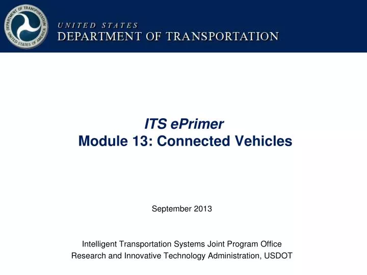 its eprimer module 13 connected vehicles