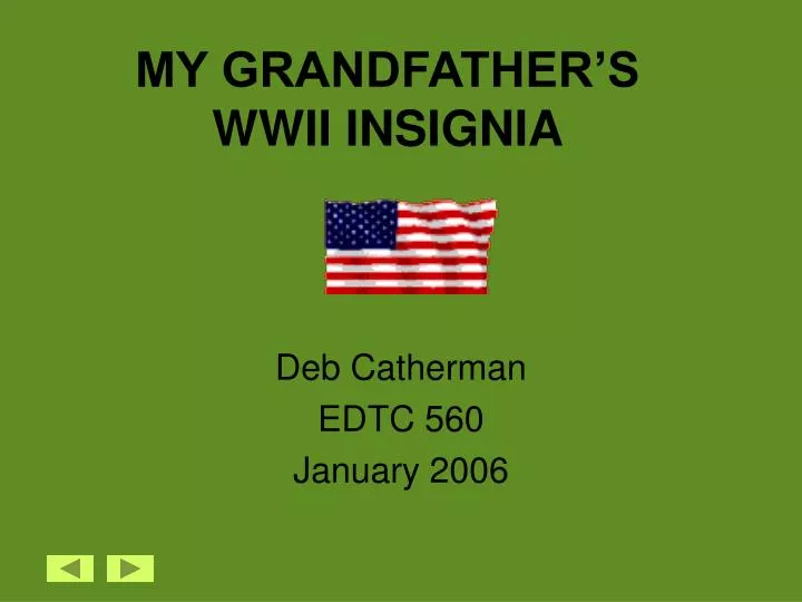 my grandfather s wwii insignia