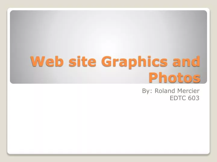 web site graphics and photos