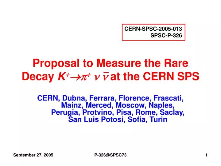 proposal to measure the rare decay k p n n at the cern sps