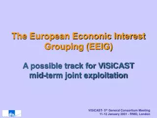 ViSiCAST- 5 th General Consortium Meeting 11-12 January 2001 - RNID, London