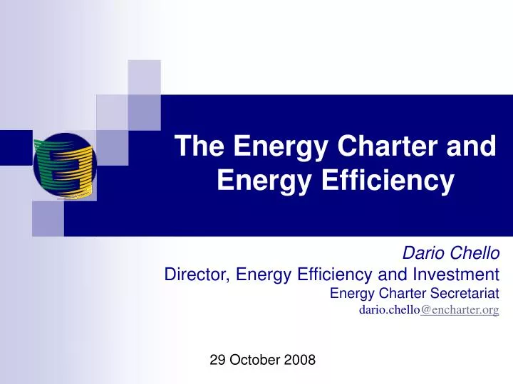 the energy charter and energy efficiency