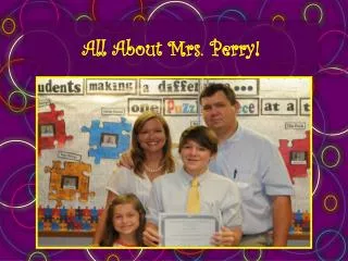 All About Mrs. Perry!