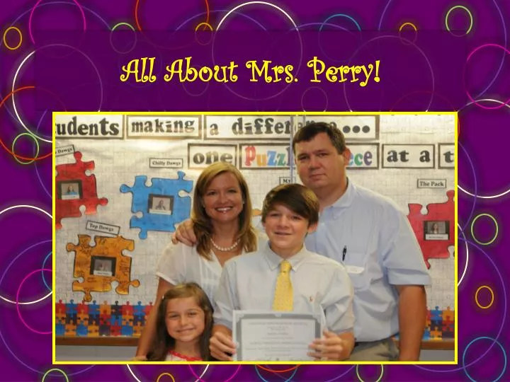all about mrs perry