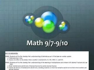 Math 9/7-9/10