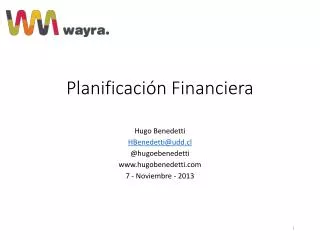 planificaci n financiera
