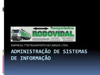 empresa ttb transporte de cargas ltda