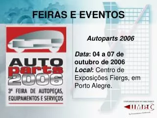 feiras e eventos