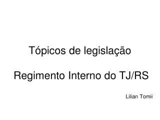 t picos de legisla o