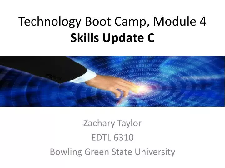 technology boot camp module 4 skills update c