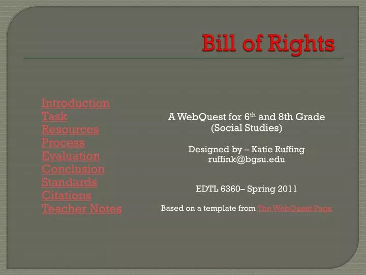 bill of rights