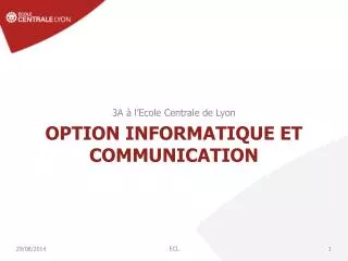 option informatique et communication