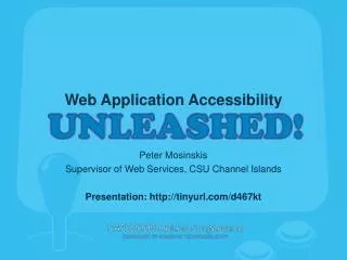 Web Application Accessibility Unleashed!