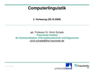 computerlinguistik