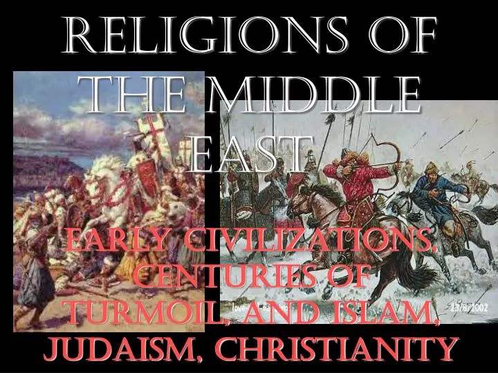 history and religions of the middle east