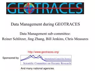 Data Management during GEOTRACES