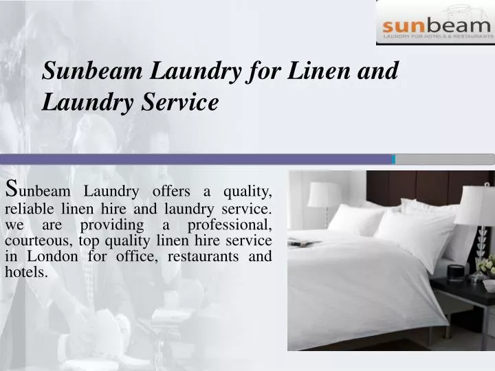 sunbeam laundry for linen and laundry service