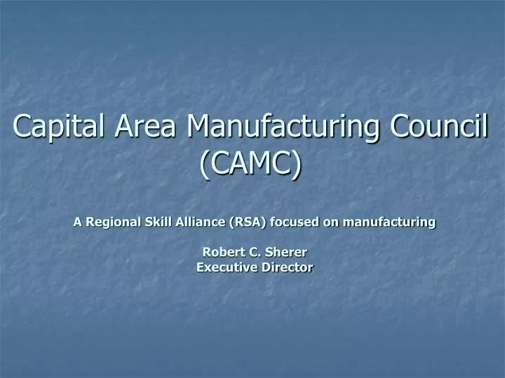 capital area manufacturing council camc