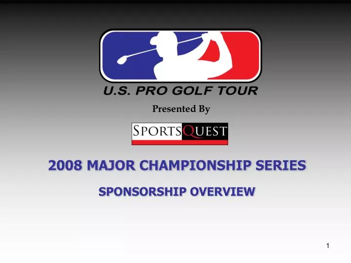2008 major championship series sponsorship overview