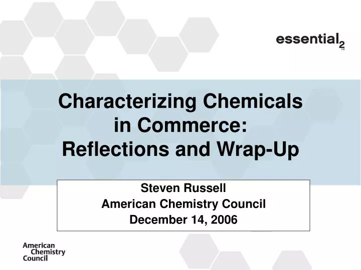 steven russell american chemistry council december 14 2006