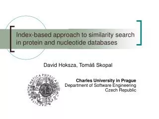 Index-based approach to similarity search in protein and nucleotide databases