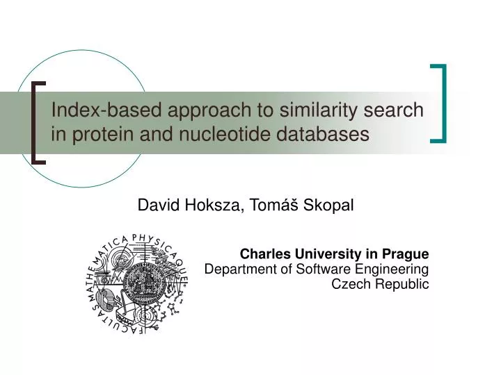 index based approach to similarity search in protein and nucleotide databases