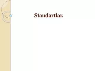 standartlar