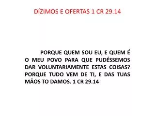d zimos e ofertas 1 cr 29 14